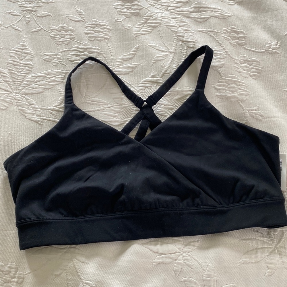 Black Core 10 “Icon Series” Ballerina Sports Bra.